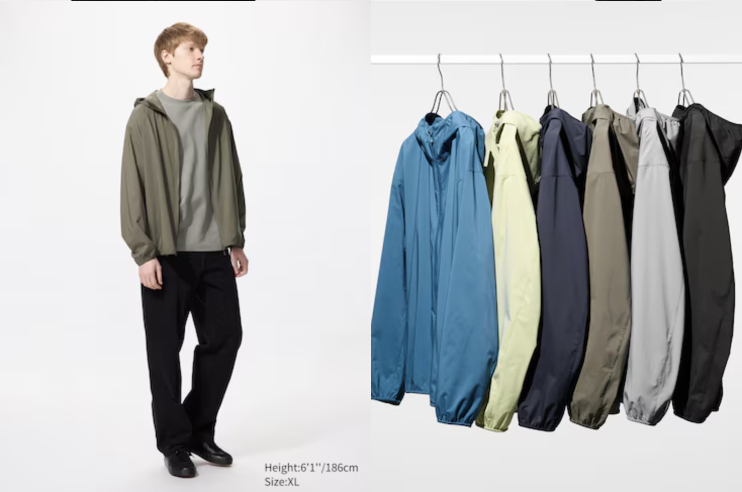 Jaket Parka Saku Proteksi Sinar UV - UNIQLO